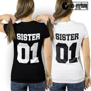Sister 01 T-Shirt best friends freunde T-Shirt für beste Freundinnen Geschenk