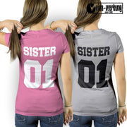 Sister 01 T-Shirt best friends freunde T-Shirt für beste Freundinnen Geschenk