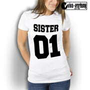 Sister 01 T-Shirt best friends freunde T-Shirt für beste Freundinnen Geschenk