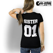 Sister 01 T-Shirt best friends freunde T-Shirt für beste Freundinnen Geschenk