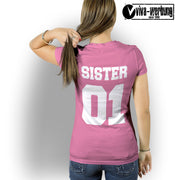 Sister 01 T-Shirt best friends freunde T-Shirt für beste Freundinnen Geschenk