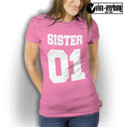 Sister 01 T-Shirt best friends freunde T-Shirt für beste Freundinnen Geschenk