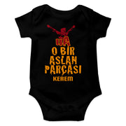 Personalisierter Babybody für Gala Fans – Mit Name & Nummer Geburtstagsgeschenk