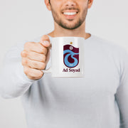 Trabzonspor Tasse Trabzon mit Wunschname isim soyisim Geschenk bordo mavi kupa