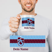 Trabzonspor Tasse Trabzon mit Wunschname isim soyisim Geschenk bordo mavi kupa