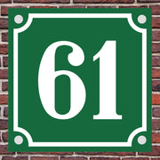 Hausnummernschild Anthrazit modernes Design Hausnummer Straßenname Abstandhalter