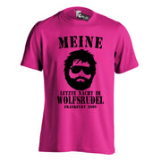 Junggesellenabschied T-Shirt Letzte Nacht im Wolfsrudel Team Hangover Hochzeit