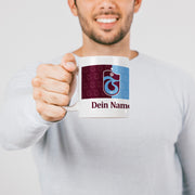 Trabzonspor Tasse Trabzon mit Wunschname isim soyisim Geschenk bordo mavi kupa