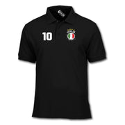 Italien Italia T-Shirt Flagge Optional mit Name und Zahl Polo-Shirt ohne Namen