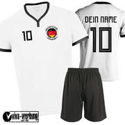 Deutschland Kinder Trikot Short Shirt mit Wunschname Nummer Geschenk Weihnachten
