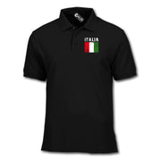Italien Italia T-Shirt Flagge Optional mit Name und Zahl Polo-Shirt ohne Namen