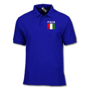 Italien Italia T-Shirt Flagge Optional mit Name und Zahl Polo-Shirt ohne Namen