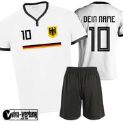 Deutschland Kinder Trikot Short Shirt mit Wunschname Nummer Geschenk Weihnachten