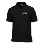 Italien Italia T-Shirt Flagge Optional mit Name und Zahl Polo-Shirt ohne Namen