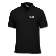 Italien Italia T-Shirt Flagge Optional mit Name und Zahl Polo-Shirt ohne Namen