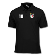 Italien Italia T-Shirt Flagge Optional mit Name und Zahl Polo-Shirt ohne Namen