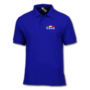 Italien Italia T-Shirt Flagge Optional mit Name und Zahl Polo-Shirt ohne Namen