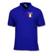 Italien Italia T-Shirt Flagge Optional mit Name und Zahl Polo-Shirt ohne Namen