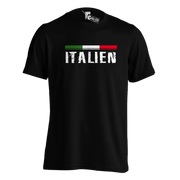 Italien Italia T-Shirt Flagge Optional mit Name und Zahl Polo-Shirt ohne Namen