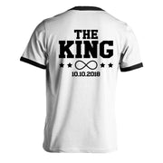 The King His Queen T-Shirt mit Datum infinity Pärchen Geschenk Love Liebe im Set