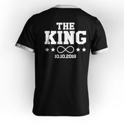 The King His Queen T-Shirt mit Datum infinity Pärchen Geschenk Love Liebe im Set