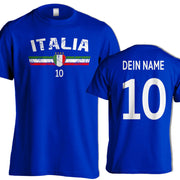Fußball T-Shirt mit Name & Nummer für Herren Damen  viele Länder Geschenk Trikot