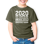 Einschulung Schulanfang Tshirt - 20?? Das Jahr der Legenden Jungen Mädchen Shirt