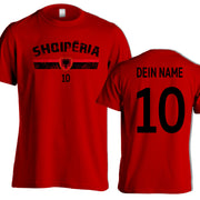Fußball T-Shirt mit Name & Nummer für Herren Damen  viele Länder Geschenk Trikot