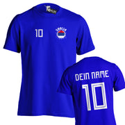 Tshirt EM WM Trikot T-Shirt Fußball Fan Name & Nummer Herren Damen viele Länder