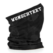 Halstuch Schlauchschal mit Wunschtext Maske Nasenschutz Mundschutz Suprafleece