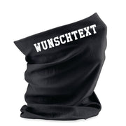 Halstuch Schlauchschal mit Wunschtext Maske Nasenschutz Mundschutz Suprafleece
