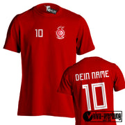 Tshirt EM WM Trikot T-Shirt Fußball Fan Name & Nummer Herren Damen viele Länder