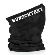 Halstuch Schlauchschal mit Wunschtext Maske Nasenschutz Mundschutz Suprafleece