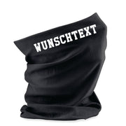 Halstuch Schlauchschal mit Wunschtext Maske Nasenschutz Mundschutz Suprafleece