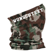 Halstuch Schlauchschal mit Wunschtext Maske Nasenschutz Mundschutz Suprafleece