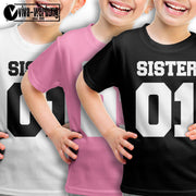 Sister 01 T-Shirt best friends freunde T-Shirt für beste Freundinnen Mädchen