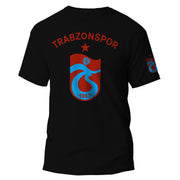 Trabzonspor Fan T-Shirt mit Wunschname & Nummer – Personalisierbares Shirt Bordo