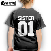 Sister 01 T-Shirt best friends freunde T-Shirt für beste Freundinnen Mädchen