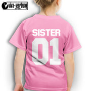 Sister 01 T-Shirt best friends freunde T-Shirt für beste Freundinnen Mädchen
