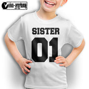 Sister 01 T-Shirt best friends freunde T-Shirt für beste Freundinnen Mädchen