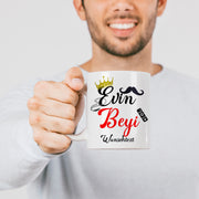 Evin Hanimi & Reisi/Beyi Tasse Kupa bardak im Set 2 Tasse 1 Preis mit Wunschtext