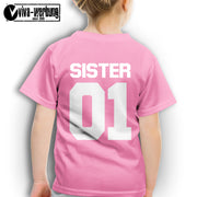 Sister 01 T-Shirt best friends freunde T-Shirt für beste Freundinnen Mädchen