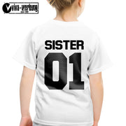 Sister 01 T-Shirt best friends freunde T-Shirt für beste Freundinnen Mädchen