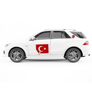 Türkei Flagge Magnetfolie Türkiye Ayyildiz Motorhaube Automagnetfolie 70x50cm