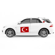 Türkei Flagge Magnetfolie Türkiye Ayyildiz Motorhaube Automagnetfolie 70x50cm