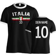 Italia t-Shirt Italien Tshirt Fußball Wunschname & Zahl Trikot Squadra Azzurra