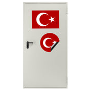 Türkei Flagge Magnetfolie Türkiye Ayyildiz Motorhaube Automagnetfolie 70x50cm