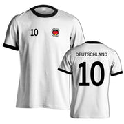 Deutschland Tshirt mit Flagge für Herren Damen Trikot Look Geschenk Fan T-Shirt