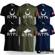 Göktürk T-Shirt Herren Damen Stolz Bozkurt Kultur Shirt Ne Mutlu Türküm Diyene