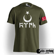 Göktürk T-Shirt Herren Damen Stolz Bozkurt Kultur Shirt Ne Mutlu Türküm Diyene